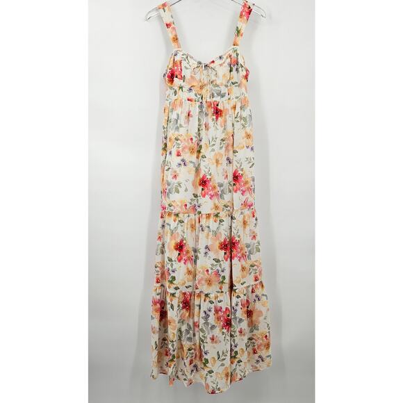 Free People Yumi Kim Women's Pink Charli Dress Floral Print Maxi Size 3X‎ - Picture 6 of 14